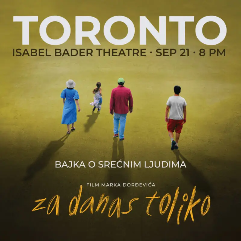 Za danas toliko by Backstage 54, Toronto