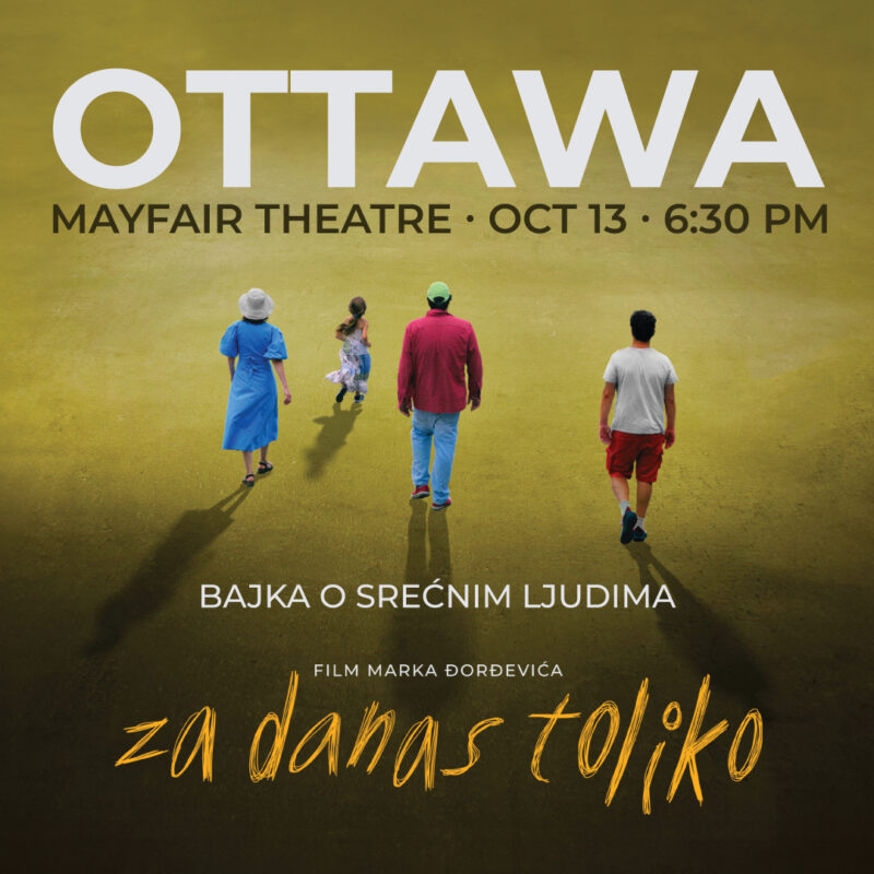 Za danas toliko by Backstage 54, Ottawa