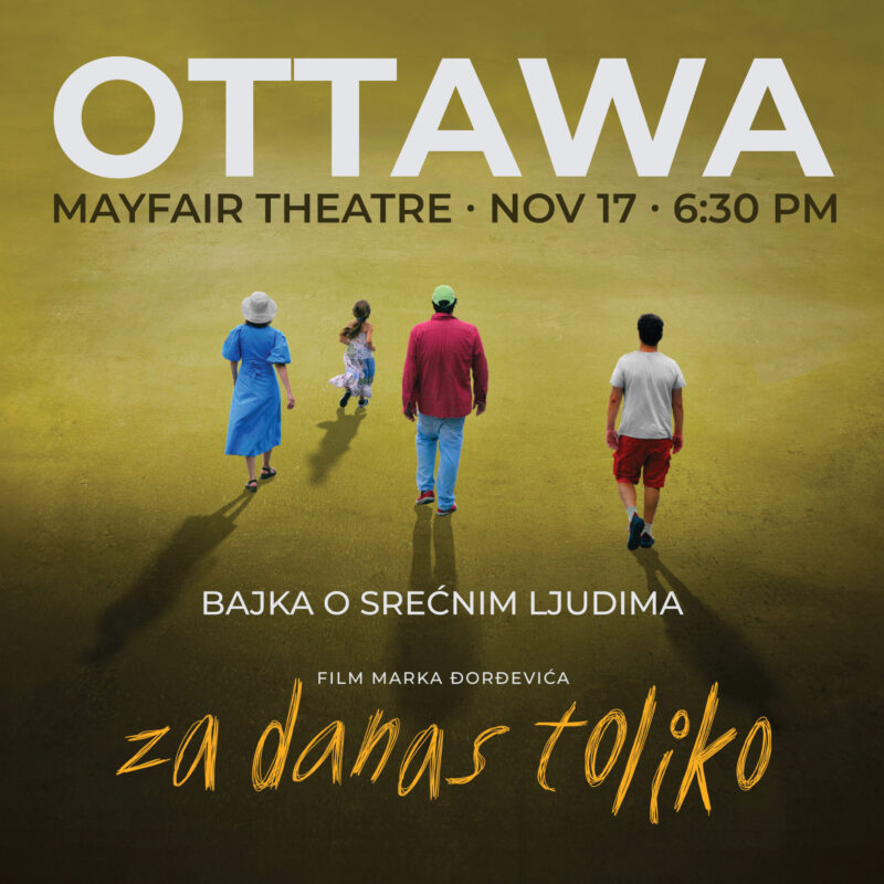 Za danas toliko by Backstage 54, Ottawa