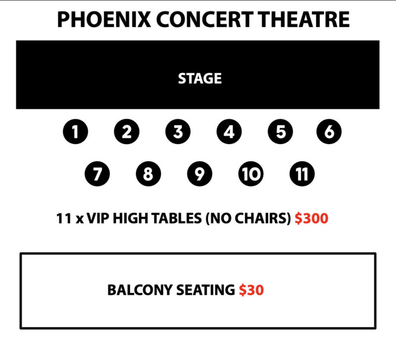 Backstage54 Hollywood Theatre Layout