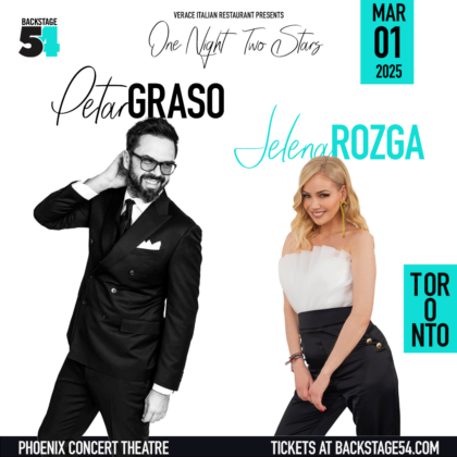 Backstage 54 Jelena Rozga i Petar Graso Toronto